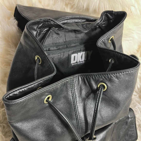 buttery soft chic black leather backpack main image 4